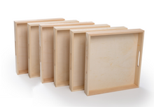 Load image into Gallery viewer, Square Trays (10 ½” x 10 ½”)
